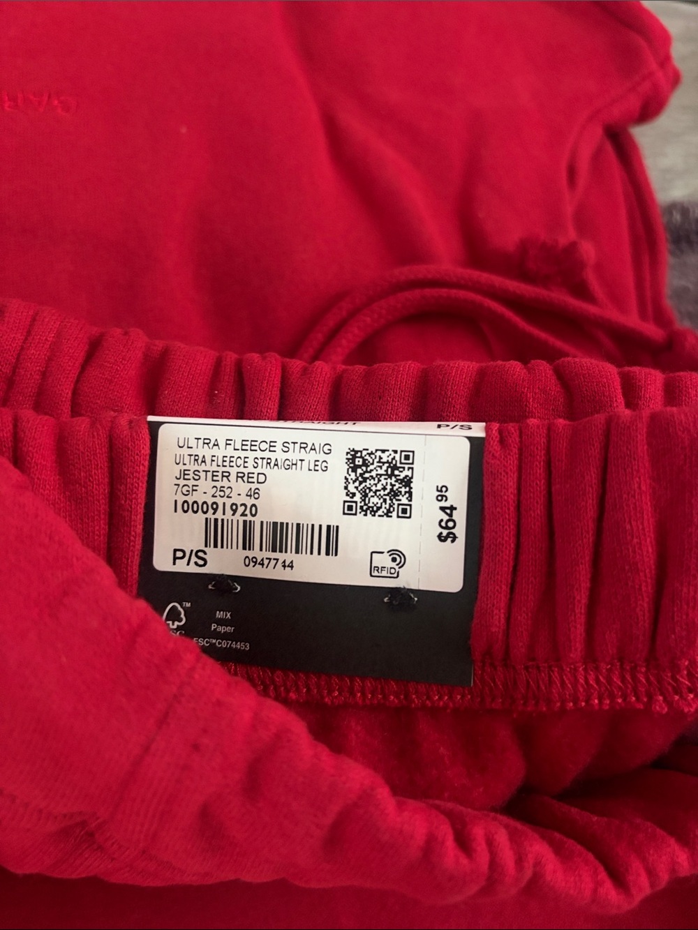 Garage UltraFleece Essential Straight in Red, size small